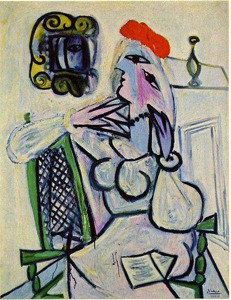 Pablo Picasso Woman With Red Hat Femme Au Chapeau Rouge